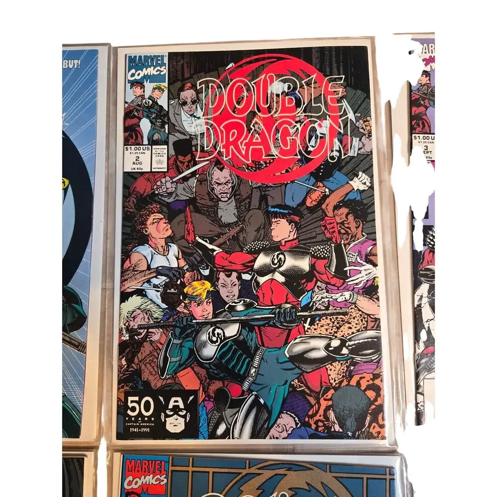 Double Dragon #1-6 Complete Set Marvel Comics 1991 Video Game Comic Series